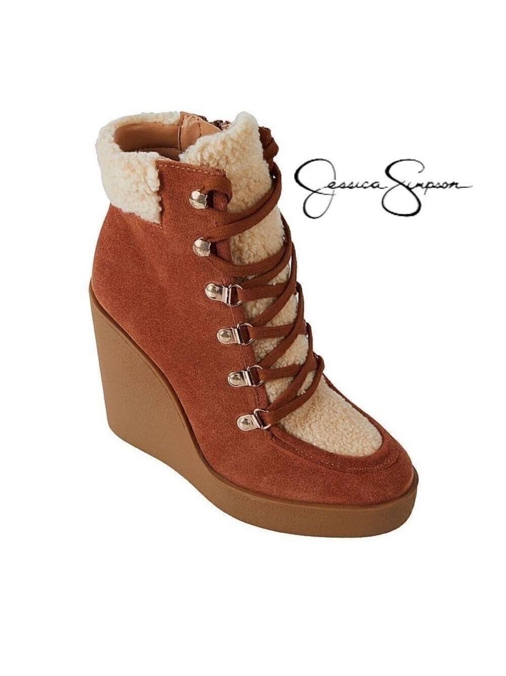New Jessica Simpson Maelyn Platform Wedge Boot